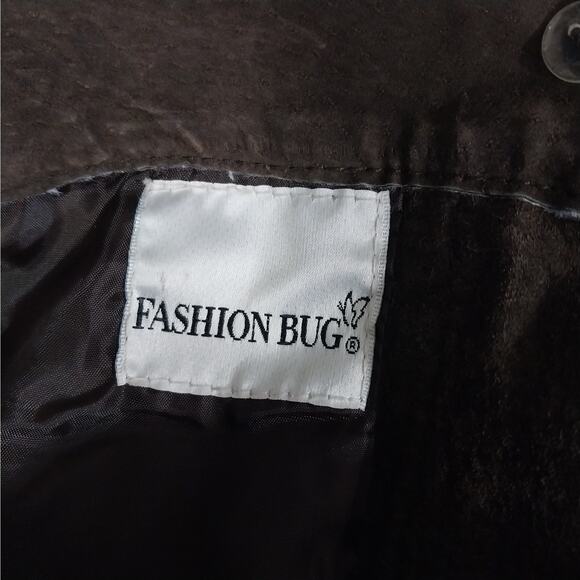 NWT! FASHION BUG! COCOA BROWN GENUINE SUEDE LEATHER PENCIL STYLE SKIRT! SZ 18 - Picture 9 of 12